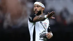 SP - SAO PAULO - 05/02/2026 - PAULISTA 2026, CORINTHIANS X CAPIVARIANO - Memphis Depay jogador do Corinthians durante partida contra o Capivariano no estadio Arena Corinthians pelo campeonato Paulista 2026. Foto: Marcello Zambrana/AGIF