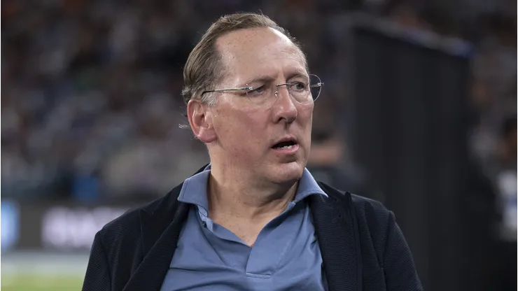 John Textor dono da saf do Botafogo após a partida contra o Racing no estádio Engenhão pelo campeonato Recopa Sul-americana 2025.