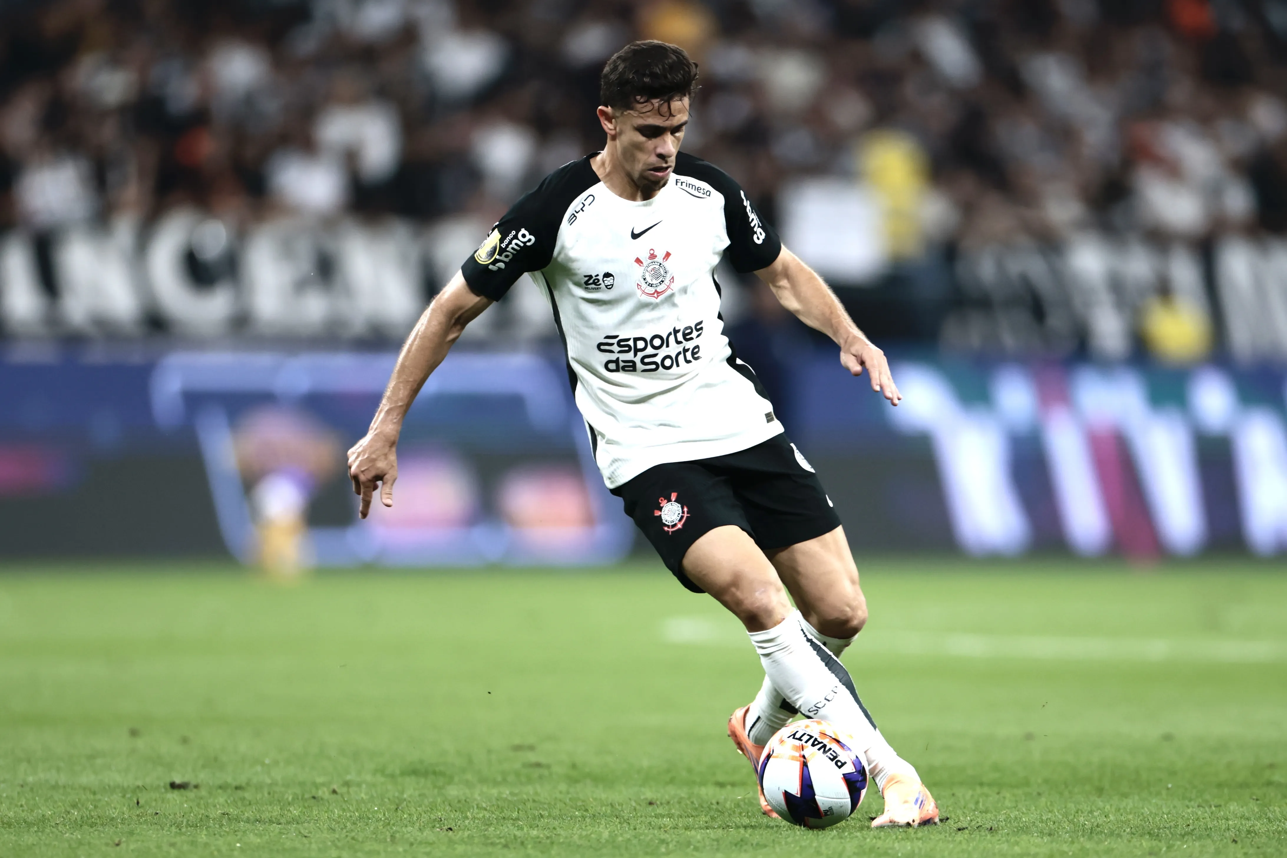 SP – SAO PAULO – 08/02/2026 – PAULISTA 2026, CORINTHIANS X PALMEIRAS –  jogador do Corinthians durante partida contra o Palmeiras no estadio Arena Corinthians pelo campeonato Paulista 2026. Foto: Marcello Zambrana/AGIF