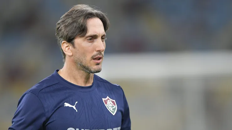 Zubeldía é o técnico do Fluminense. Foto: Thiago Ribeiro/AGIF