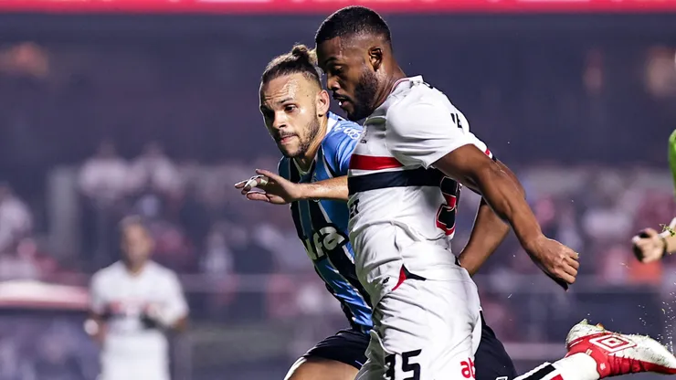 Grêmio e São Paulo. Foto: Fabio Giannelli/AGIF