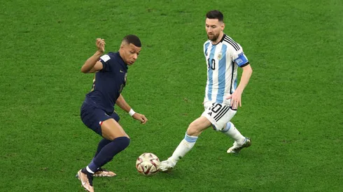 Argentina e França no Mundial de 2022. Foto: Richard Heathcote/Getty Images
