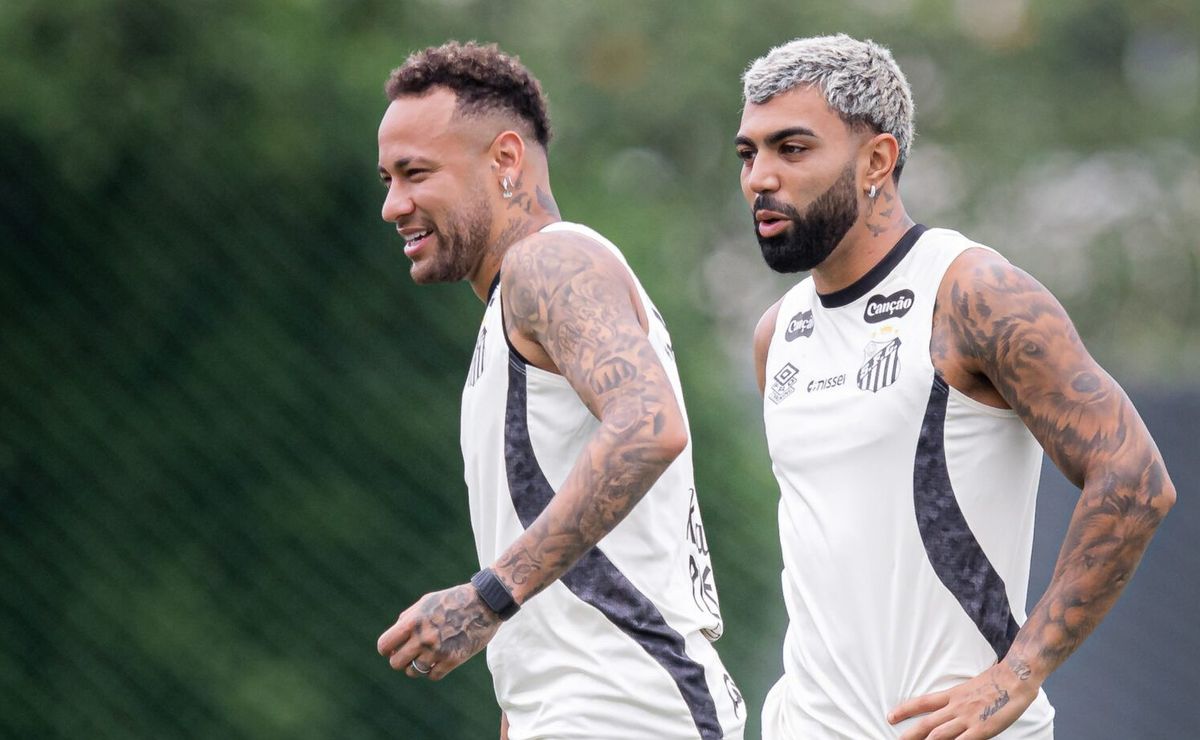 Escalação do Santos: Neymar e Gabigol não viajam e Thaciano será titular contra o Athletico-PR