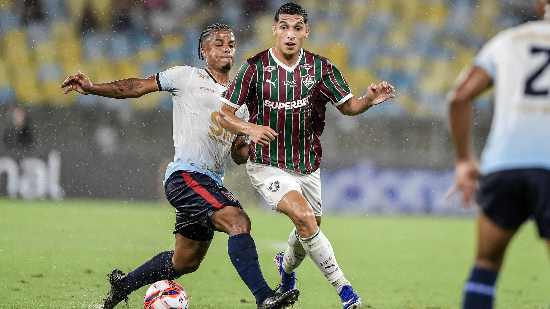 Serna em ação pelo Fluminense no Carioca 2026 – Foto: Thiago Ribeiro/AGIF