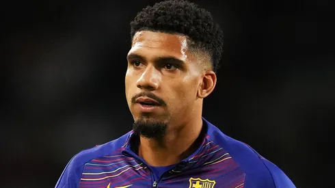 Ronald Araújo, zagueiro do Barcelona em partida pelo campeonato espanhol (Foto: Alex Caparros/Getty Images)
