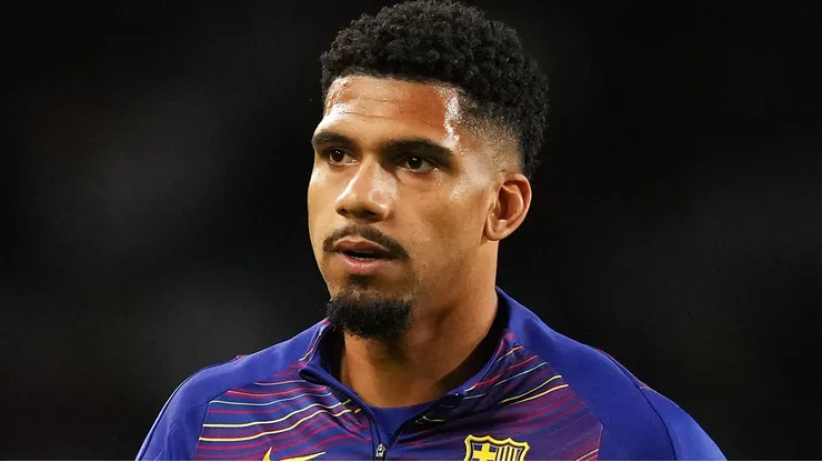 Ronald Araújo, zagueiro do Barcelona em partida pelo campeonato espanhol (Foto: Alex Caparros/Getty Images)