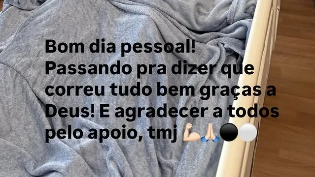 Hugo mandou recado à Fiel através do Instagram. Foto: Reprodução/Instagram