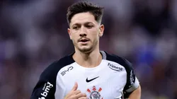 Rodrigo Garro jogador do Corinthians durante partida contra o Capivariano no estadio Arena Corinthians pelo campeonato Paulista 2026. Foto: Marcello Zambrana/AGIF