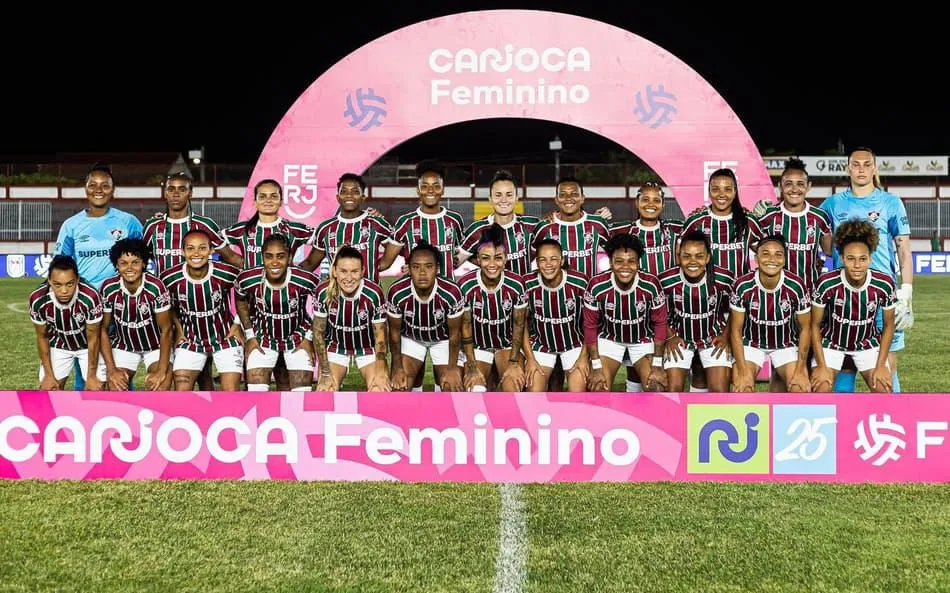 Equipe do Fluminense. Foto: Marina Garcia/Fluminense