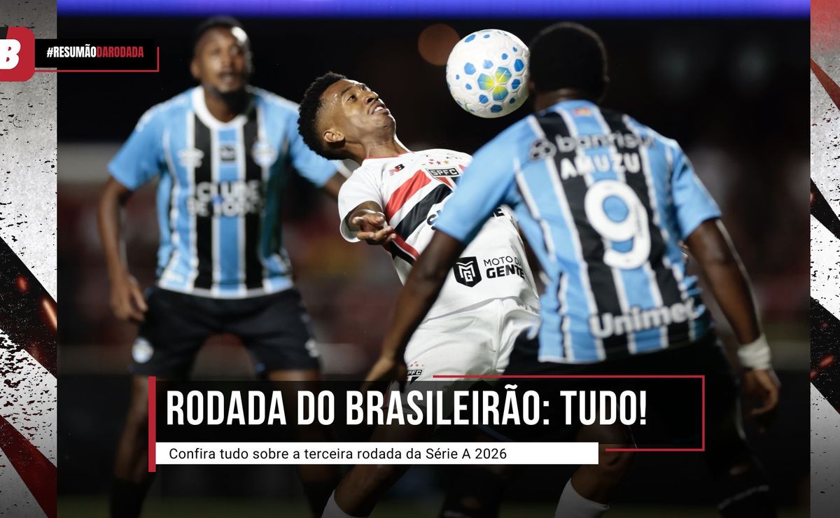 Brasileirão: Resumo da Rodada 3, confira tudo o que rolou
