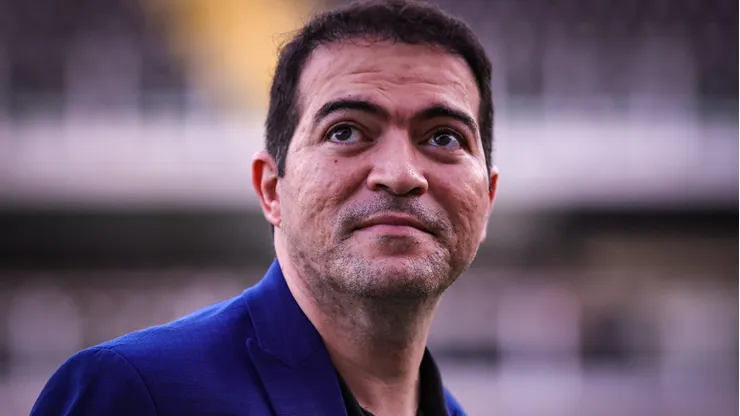 Marcelo Paz, diretor do Corinthians, durante partida contra o Bahia no estadio Vila Belmiro pelo campeonato Brasileiro A 2026. Foto: Fabio Giannelli/AGIF