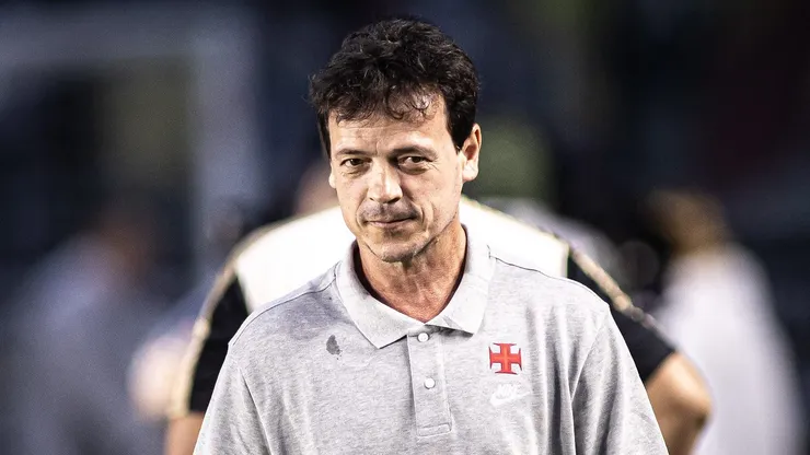 Fernando Diniz técnico do Vasco durante partida em São Januário