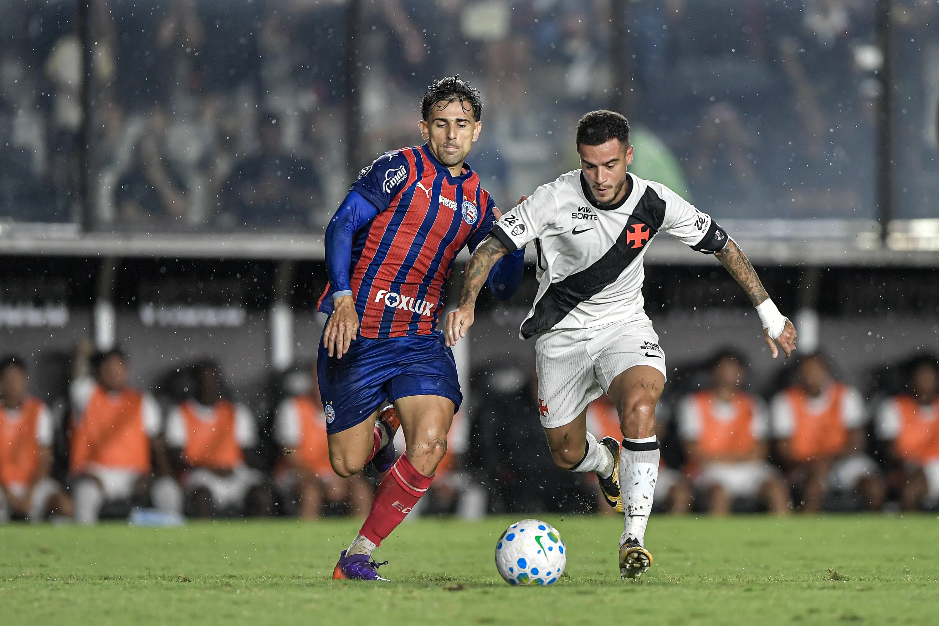 Vasco perdeu para o Bahia pelo Brasileirão. Foto: Thiago Ribeiro/AGIF