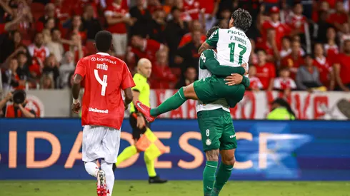 No último duelo no Beira-Rio, vitória do Palmeiras por 1 a 0. Foto: Maxi Franzoi/AGIF
