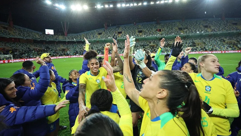 Seleção Brasileira Feminina em amistoso