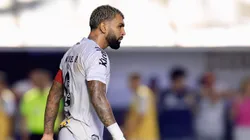 SP - SANTOS - 04/02/2026 - BRASILEIRO A 2026, SANTOS X SAO PAULO - Gabigol jogador do Santos durante partida contra o Sao Paulo no estadio Vila Belmiro pelo campeonato Brasileiro A 2026. Foto: Marcello Zambrana/AGIF