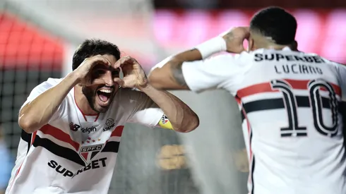 Calleri e Luciano estão em boa fase no São Paulo. Foto: Marcello Zambrana/AGIF
