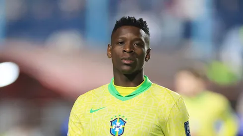 Atacante do Zenit em campo pela Seleção Brasileira.