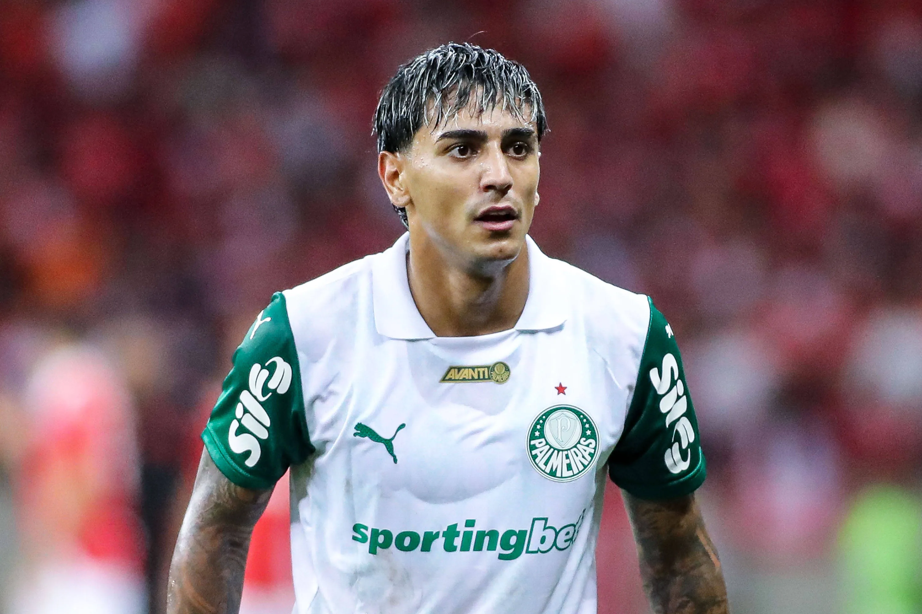 Facundo Torres foi o autor de vitória por 1 a 0 do Palmeiras sobre Inter, no Beira-Rio, em 2025 – Foto: IMAGO / Sports Press Photo