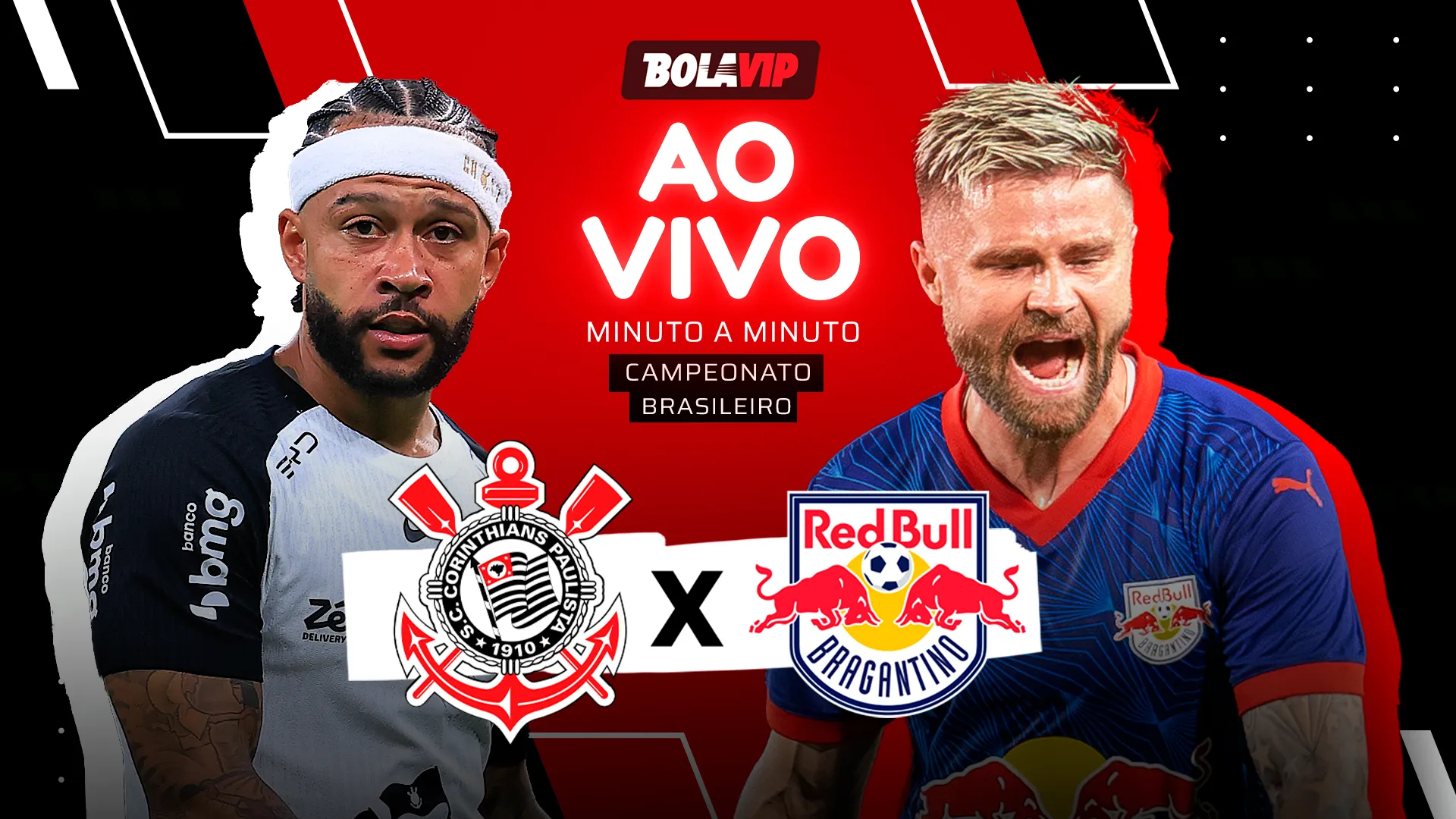 Corinthians x RB Bragantino - Acompanhe ao vivo e de graça pelo Brasileirão
