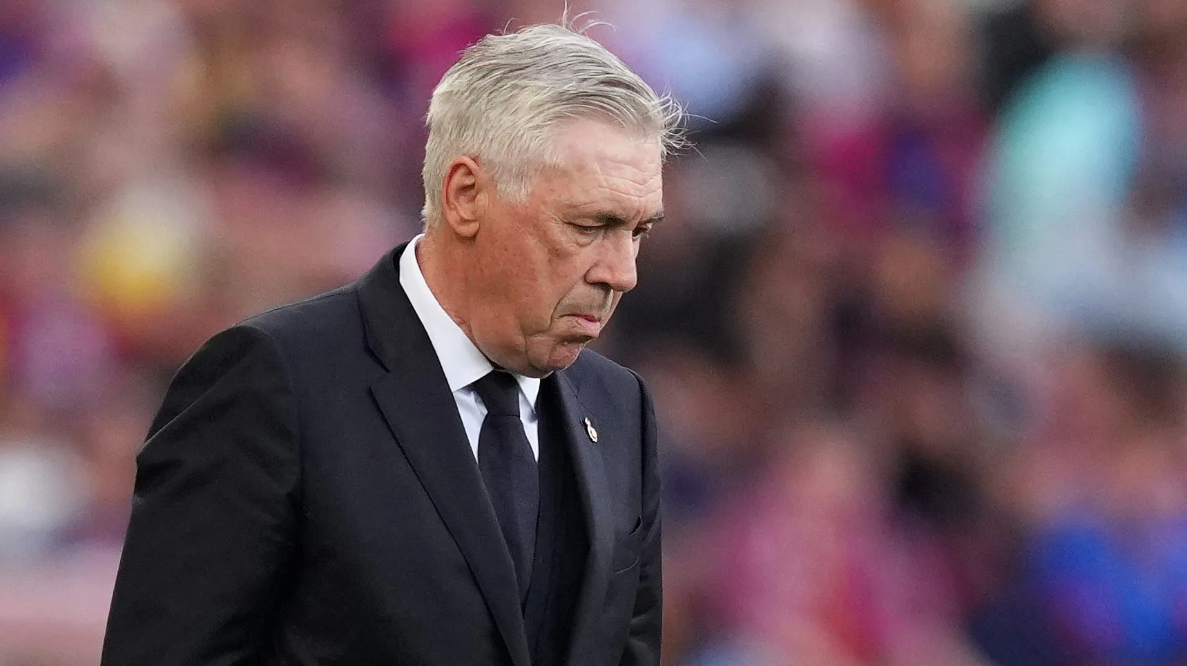 Carlo Ancelotti. (Photo by Alex Caparros/Getty Images)