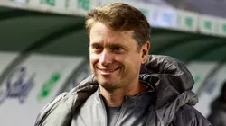 Fernando Seabra recebe contato do Galo. Foto: Luiz Erbes/AGIF