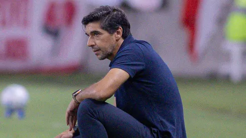 Abel Ferreira tecnico do Palmeiras durante partida contra o Internacional no estadio Beira-Rio pelo campeonato Brasileiro A 2026. Foto: Maxi Franzoi/AGIF