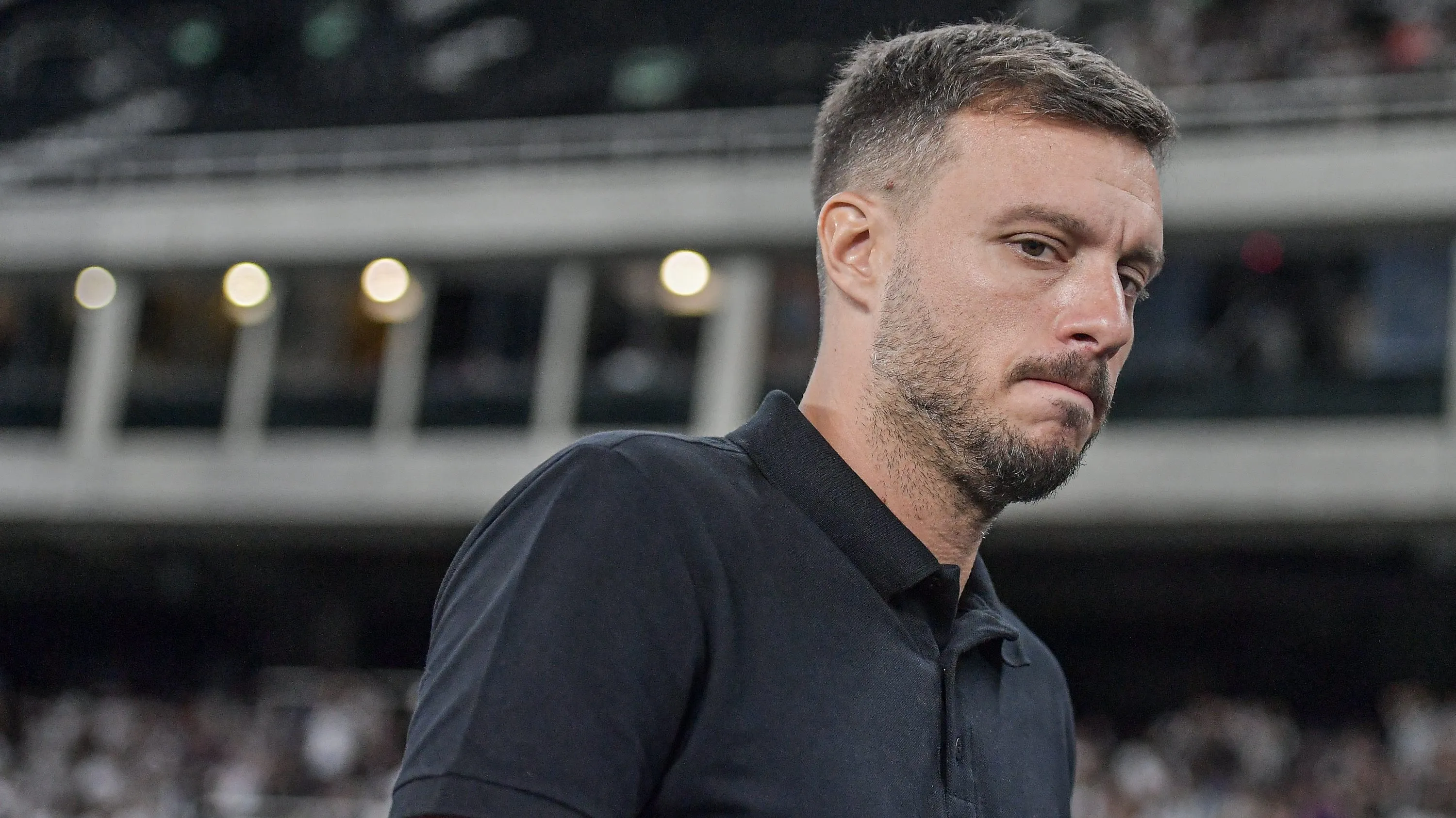 Martín Anselmi, técnico do Botafogo. Foto: Thiago Ribeiro/AGIF