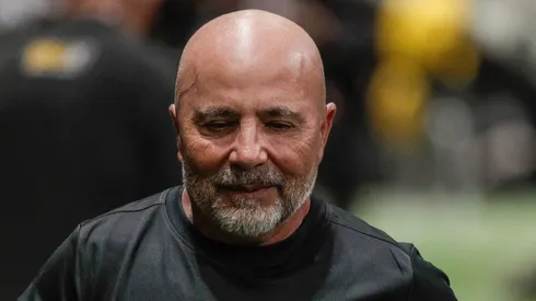 – Sampaoli ex-tecnico do Atletico durante partida contra o Palmeiras no estadio Arena MRV
