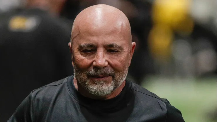 - Sampaoli ex-tecnico do Atletico durante partida contra o Palmeiras no estadio Arena MRV