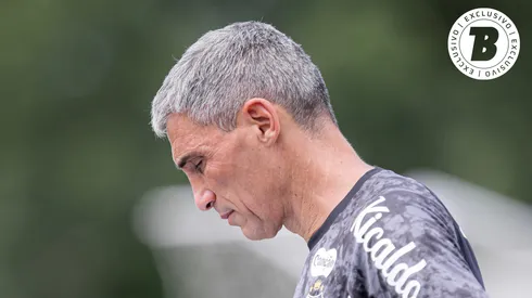 Juan Pablo Vojvoda técnico do Santos durante treinamento na Vila Belmiro