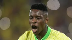 Luiz Henrique durante jogo das Eliminatórias pela Seleção Brasileira.