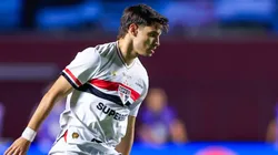 Bobadilla jogador do Sao Paulo durante partida contra o Santos no estadio Morumbi pelo campeonato Paulista 2026. Foto: Marcello Zambrana/AGIF