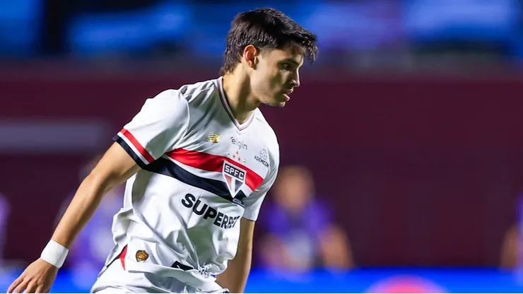 Bobadilla jogador do Sao Paulo durante partida contra o Santos no estadio Morumbi pelo campeonato Paulista 2026. Foto: Marcello Zambrana/AGIF