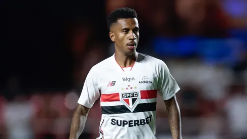 Marcos Antonio jogador do Sao Paulo durante partida contra o Gremio no estadio Morumbi pelo campeonato Brasileiro A 2026. Foto: Marcello Zambrana/AGIF