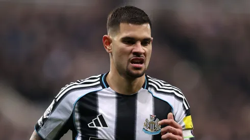 NEWCASTLE UPON TYNE, ENGLAND – FEBRUARY 07: Bruno Guimaraes of Newcastle United during the Premier League match between Newcastle United and Brentford at St James' Park on February 07, 2026 in Newcastle upon Tyne, England. (Photo by George Wood/Getty Images)