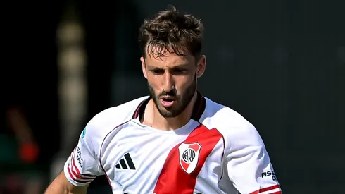 Matías Viña, lateral-esquerdo uruguaio do River Plate – Foto: Marcelo Endelli/Getty Images