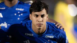Kaio Jorge jogador do Cruzeiro durante partida contra o Mirassol no estadio Jose Maria de Campos Maia pelo campeonato Brasileiro A 2026. Foto: Vinicius Silva/AGIF