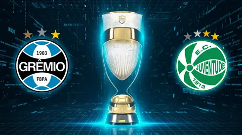 Grêmio x Juventude. Foto: Gerada por IA.