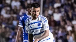 Matheus Pereira em URT x Cruzeiro. Foto: Gustavo Aleixo/Cruzeiro