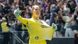 Nicole, goleira do Corinthians. Foto: Lucas Gabriel Cardoso/AGIF