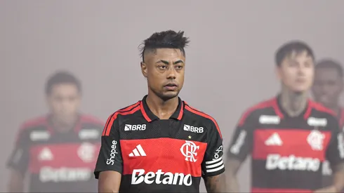 Bruno Henrique jogador do Flamengo durante partida contra o Vasco no estadio Maracana pelo campeonato Carioca 2026. Foto: Thiago Ribeiro/AGIF