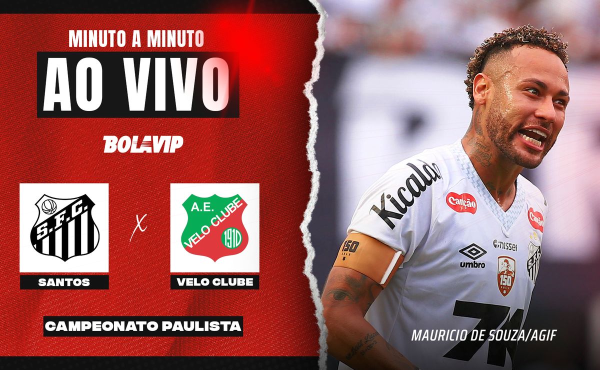Santos x Velo Clube AO VIVO – Campeonato Paulista 2026 em tempo real