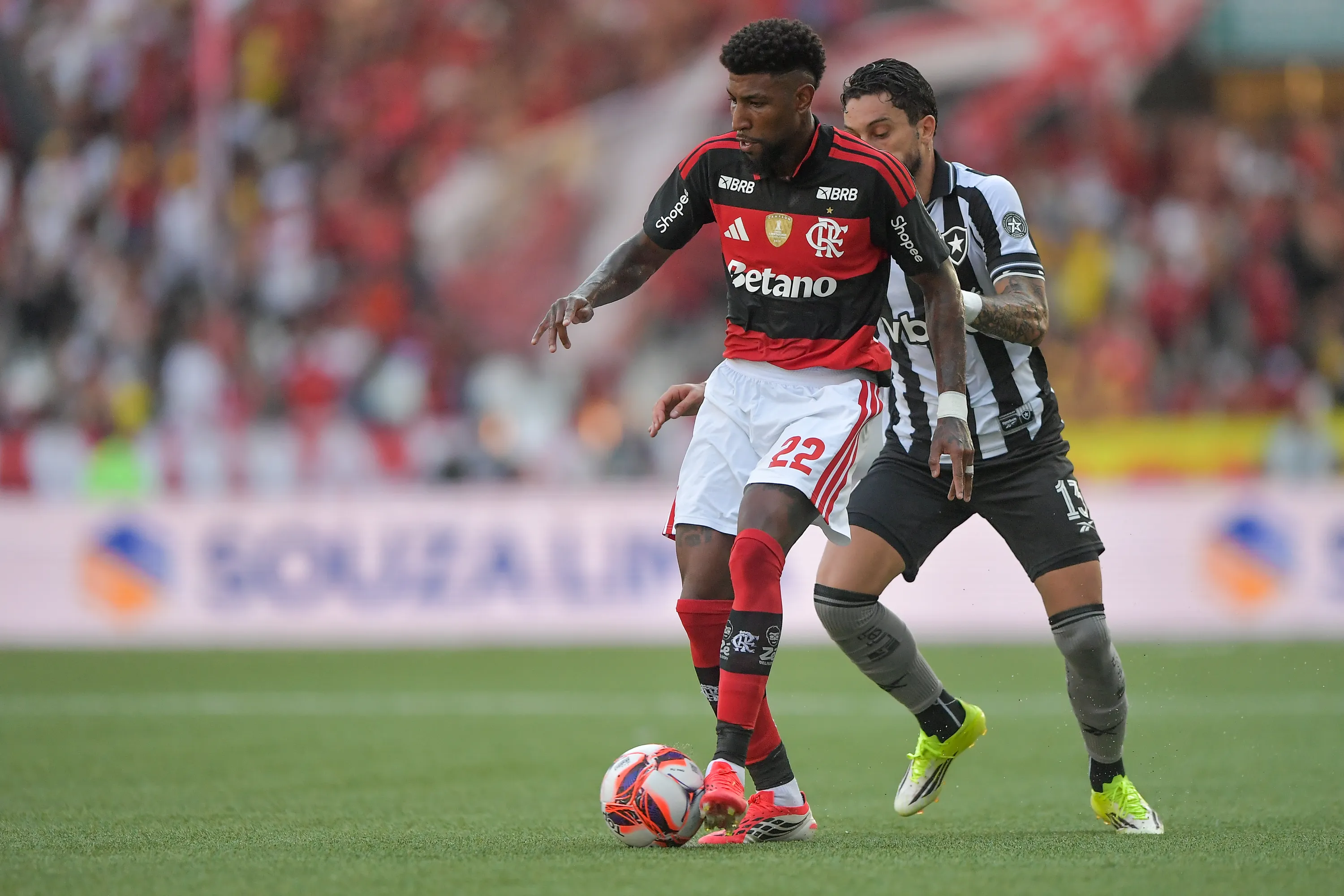 Botafogo x Flamengo. Foto: Thiago Ribeiro/AGIF