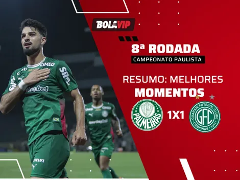 Palmeiras empata com Guarani no Paulistão