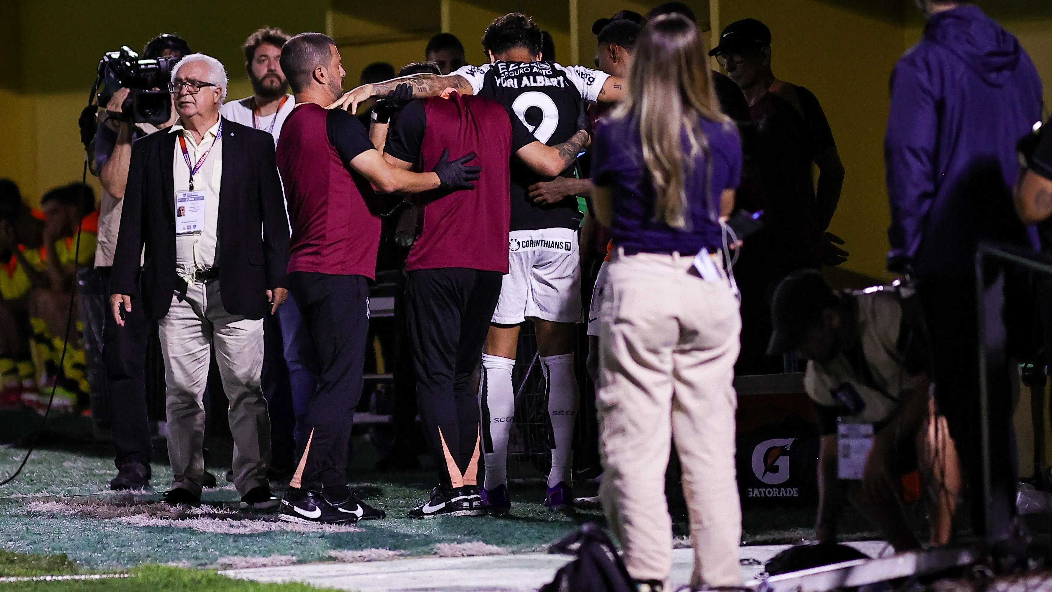 Yuri Alberto, jogador do Corinthians, durante partida contra o Sao Bernardo no estadio Primeiro de Maio pelo campeonato Paulista 2026. Foto: Fabio Giannelli/AGIF