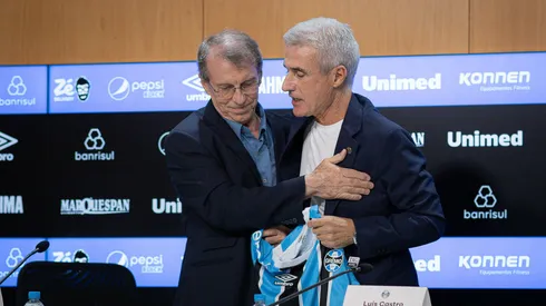 Odorico e Luís Castro. Foto: Maxi Franzoi/AGIF