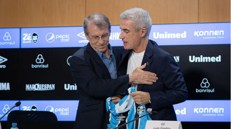 Odorico e Luís Castro. Foto: Maxi Franzoi/AGIF