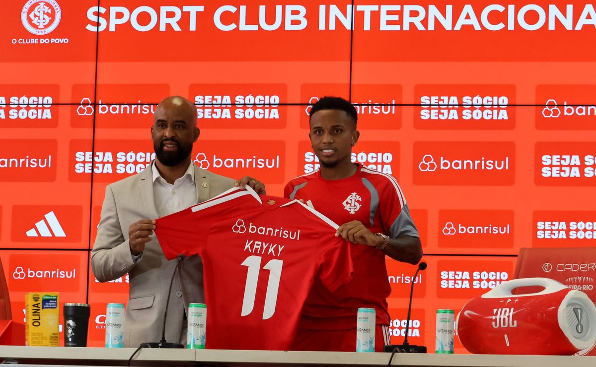 Internacional anuncia Kayky por empréstimo, e Pezzolano aposta em velocista para disputar vaga no ataque