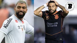 Gabigol superou Yuri Alberto em gols após brilhar contra o Velo Clube - Fotos: Joisel Amaral/AGIF e Marcello Zambrana/AGIF